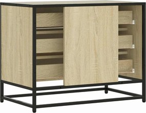 vidaXL Ντουλάπι συρταριών Sonoma Oak Κατασκευασμένο ξύλο