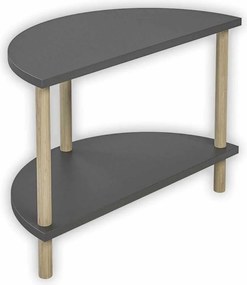 Τραπεζάκι Σαλονιού Ανθρακί LIFRE 60x30x42