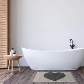 Ταπέτο Μπάνιου 0676 Grey Das Home 50X80cm 50x80cm 100% Βαμβάκι