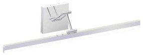 Απλίκα Φωτιστικό Μπάνιου LED 16W Νίκελ IP44 3CCT 80cm Arte Illumina Aura 144-80524 Eurolamp-144-80524-Νίκελ Ματ 144-80524