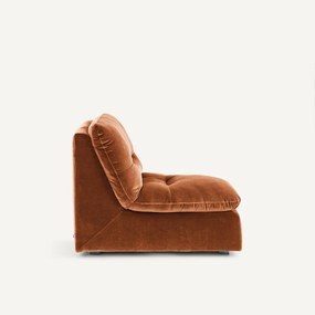 Πολυθρόνα σύνθεσης από βελούδο, GIULIANO