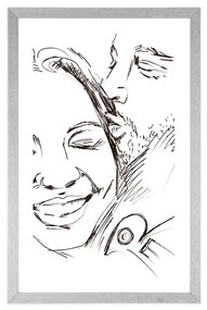 Αφίσα με πασπαρτού Μάγια αγάπης - 40x60 white