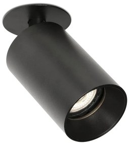 Φωτιστικό Οροφής - Spot Με Χωνευτή Βάση Stan 43753 GU10 max 8W Black Faro Barcelona