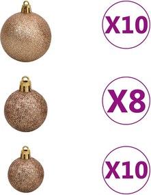 vidaXL Τεχνητό Χριστουγεννιάτικο Δέντρο με 300 LED Πράσινο 180 cm