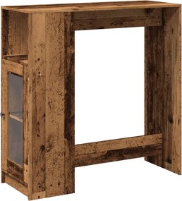 vidaXL Τραπέζι Μπαρ με Ράγες 101x40x103,5 εκ. Επεξεργ. Ξύλο