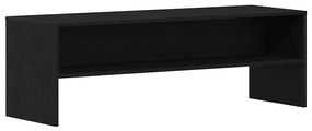 ντουλάπι τηλεόρασης Μαύρη βελανιδιά 120x40x40 cm - Μαύρο