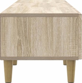 vidaXL Ντουλάπι TV 147 x 34,5 x 30 εκ Sonoma Δρυς Επεξεργασμένο Ξύλο