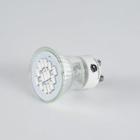 GloboStar 76009 Σποτ LED GU10 MR11 4W 300lm 120° AC 85-265V με Λευκό Γαλακτερό Γυαλί Κόκκινο - 2 Χρόνια Εγγύηση