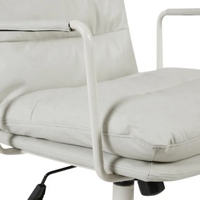 Καρέκλα γραφείου διευθυντη Kreno pakoworld PES γκρι 56x67x89-97εκ