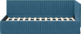 VidaXL Κρεβάτι Γωνίας Μπλε 90 x 190 cm Βελούδο