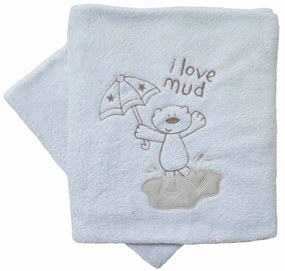 Κουβέρτα Fleece Αγκαλιάς (80x110) Κόσμος Του Μωρού Mud Γκρι