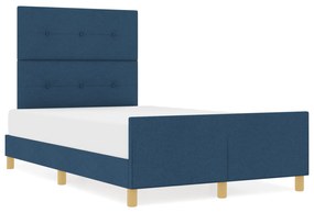 vidaXL Κρεβάτι Μπλε 120x200 εκ Τάπητας