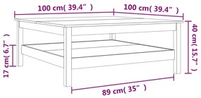 ΤΡΑΠΕΖΑΚΙ ΣΑΛΟΝΙΟΥ ΚΑΦΕ ΚΕΡΙΟΥ 100X100X40 ΕΚ. ΜΑΣΙΦ ΞΥΛΟ ΠΕΥΚΟΥ 844470