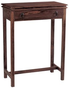 WOODWELL ΕS306,1CONSOLE Κονσόλα 1 Συρτάρι Ξύλο Sheesham Καρυδί 60x34x80cm ΕS306,1