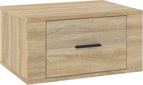 vidaXL Κομοδίνα Επιτοίχια 2 τεμ. Sonoma Δρυς 50x36x25 εκ.
