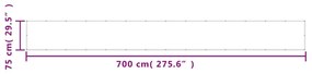 ΔΙΑΧΩΡΙΣΤΙΚΟ ΒΕΡΑΝΤΑΣ ΜΑΥΡΟ 75X700ΕΚ 100% ΠΟΛ. ΎΦΑΣΜΑ OXFORD 4000361