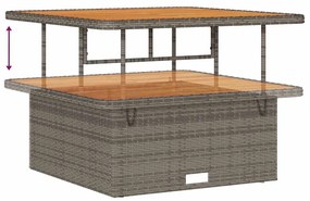 vidaXL Σετ Καναπέ Κήπου με μαξιλάρι 8 pcs Γκρι 100 x 100 x 71 cm