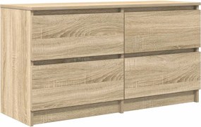 vidaXL Έπιπλο Τηλεόρασης Sonoma Δρυς 100x35x54 εκ. Επεξ. Ξύλο