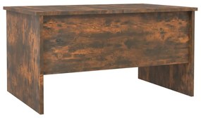 vidaXL Τραπεζάκι Σαλονιού Καπνιστή Δρυς 80x50x42,5εκ. Επεξεργασμ. Ξύλο