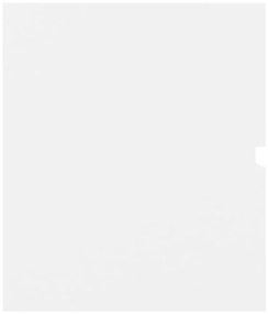 vidaXL Ντουλάπι Νιπτήρα Λευκό 100 x 38,5 x 45 εκ. από Επεξ. Ξύλο
