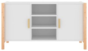 vidaXL Ντουλάπι Λευκό 107 x 38 x 60 εκ. από Επεξεργασμένο Ξύλο
