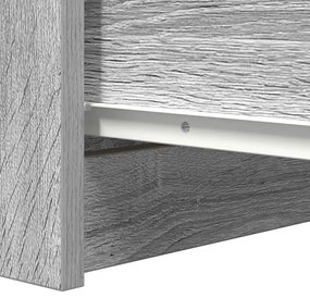 Ντουλάπι Γκρι Sonoma 37,5x35x76 εκ. Ξύλινο μηχανουργικό ξύλο - Γκρι