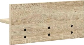 vidaXL Τοίχου Κρεμάστρα Δρύς Sonoma 40 x 10,5 x 18 εκ