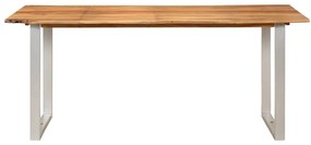vidaXL Τραπεζαρία 180 x 90 x 76 εκ. από Μασίφ Ξύλο Ακακίας