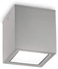 Απλίκα Φωτιστικό Τοίχου GU10 20W IP54 Γκρι Techo 326894 Ideal Lux-326894-Γκρι 326894