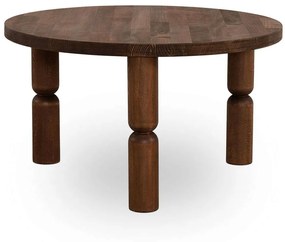 Τραπέζι Σαλονιού Ida 552NOS2390 70x70x40cm Walnut