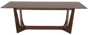 ΤΡΑΠΕΖΙ ΤΡΑΠΕΖΑΡΙΑΣ RIMER HM9742 MDF ΜΕ ΚΑΠΛΑΜΑ ΦΡΑΞΙΝΟΥ-ΚΑΡΥΔΙ ΧΡΩΜΑ 220X100x75Yεκ.