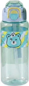 Παιδικό παγούρι πλαστικό με καλαμάκι - 750ml - 413258 - Blue