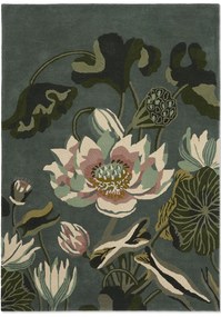 Χαλί Waterlily Midnight Pond 038608 Green Wedgwood 170X240cm