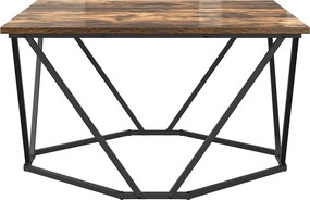 vidaXL Τραπεζάκι σαλονιού Καπνιστό Δρύς 80 x 80 x 45 cm