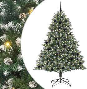 vidaXL Τεχνητό Χριστουγεννιάτικο Δέντρο με 300 LED Πράσινο 210 cm