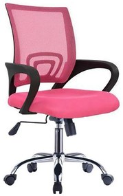 Καρέκλα Γραφείου ArteLibre ΑΛΚΥΟΝΗ Ροζ 57x57x86-96cm