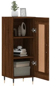 vidaXL Ντουλάπι Καφέ Δρυς 34,5 x 34 x 90 εκ. Επεξεργασμένο Ξύλο