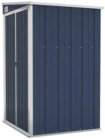 vidaXL Αποθήκη Κήπου Επιτοίχια Ανθρακί 118 x 100 x 178 εκ. από Ατσάλι