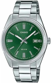 Ανδρικά Ρολόγια Casio Πράσινο Ασημί