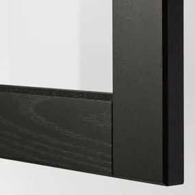 METOD ντουλάπι τοίχου με ράφια/γυάλινη πόρτα, 40x60 cm 494.673.70