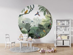 Canopy Jungle Natural Ταπετσαρια Τοιχου Πρασινο Στρογγυλη 80cm