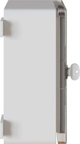 vidaXL Ντουλάπι Ελέγχου Γκρι 32 x 13 x 30 εκ ΑΒΣ Πλαστικό