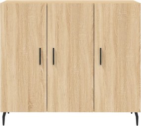 vidaXL Ντουλάπι Sonoma δρυς 90x34x80 εκ. Επεξεργασμένο Ξύλο
