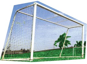 Amila Δίχτυ ποδοσφαίρου Στριφτό 4mm (Ζεύγος) (Διαγώνιο) (44904)