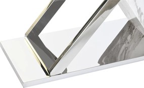 Έπιπλο Εισόδου DKD Home Decor Λευκό Γκρι Ασημί 120 x 40 x 75 cm