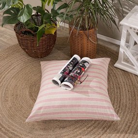 Μαξιλαροθήκη Διακοσμητική Prado 06 Pink Teoran 65Χ65 Cotton-Polyester