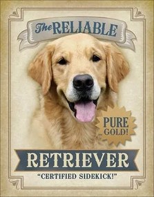 Μεταλλική πινακίδα Reliable Retriever