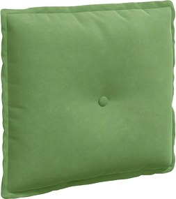 vidaXL Μαξιλάρι Πλάτης Ανοιχτό Πράσινο 50 x 45 εκ.