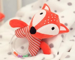 Υφασμάτινη Κουδουνίστρα "Fox" Kiokids