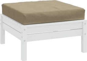 vidaXL Μαξιλάρι Παλέτας Taupe 60x60x9,5 εκ. Ύφασμα